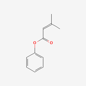 molecular formula C11H12O2 B8776914 Phenyl 3-methylbut-2-enoate CAS No. 54897-52-8