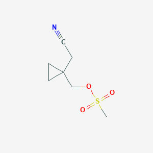 (1-(Cyanomethyl)cyclopropyl)methyl Methanesulfonate