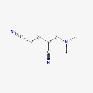 4-[(Dimethylamino)methylidene]pent-2-enedinitrile