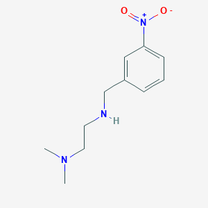 molecular formula C11H17N3O2 B8777009 N',N'-dimethyl-N-[(3-nitrophenyl)methyl]ethane-1,2-diamine 