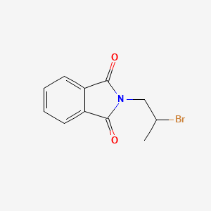 molecular formula C11H10BrNO2 B8777018 N-(2-Bromopropyl)phthalimide 