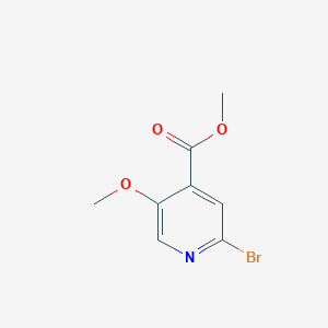 molecular formula C8H8BrNO3 B8777047 Methyl 2-bromo-5-methoxyisonicotinate 