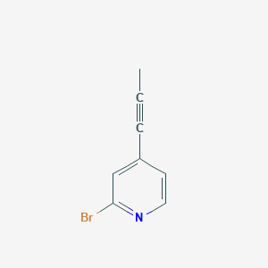 2-Bromo-4-(prop-1-ynyl)pyridine