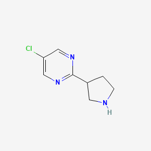 5-Chloro-2-(pyrrolidin-3-YL)pyrimidine