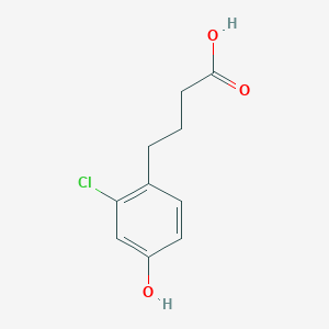 2-chloro-4-hydroxyBenzenebutanoic acid