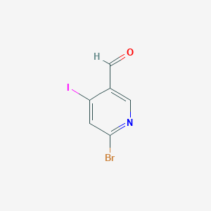 molecular formula C6H3BrINO B8777146 6-Bromo-4-iodonicotinaldehyde 
