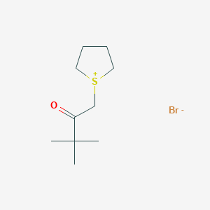 1-(3,3-Dimethyl-2-oxobutyl)thiolan-1-ium bromide