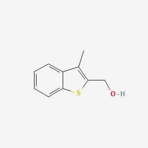 molecular formula C10H10OS B8777192 (3-methylbenzo[b]thiophen-2-yl)methanol CAS No. 3133-88-8