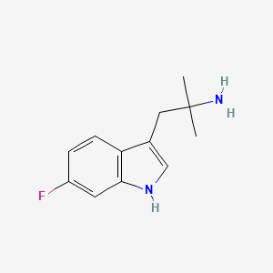 1-(6-fluoro-1H-indol-3-yl)-2-methylpropan-2-amine