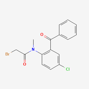 N-(2-Benzoyl-4-chlorophenyl)-2-bromo-N-methylacetamide