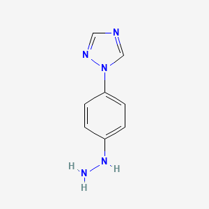 4-(1,2,4-Triazol-1-yl)phenylhydrazine