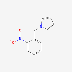 molecular formula C11H10N2O2 B8777242 1-(2-nitrobenzyl)-1H-pyrrole CAS No. 81729-45-5