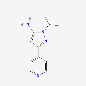 1-isopropyl-3-(pyridin-4-yl)-1H-pyrazol-5-amine