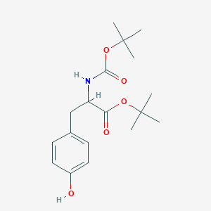 Tert-butyl 2-{[(tert-butoxy)carbonyl]amino}-3-(4-hydroxyphenyl)propanoate