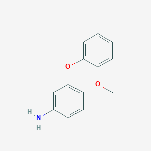 molecular formula C13H13NO2 B8777288 3-(2-methoxyphenoxy)aniline CAS No. 116289-62-4