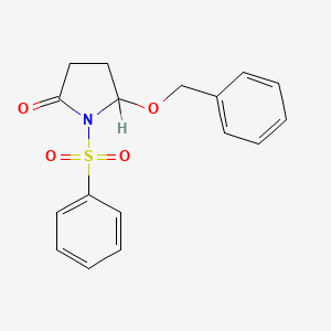 5-(Phenylmethoxy)-1-(phenylsulfonyl)-2-pyrrolidinone
