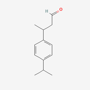 molecular formula C13H18O B8777328 3-(4-Isopropylphenyl)butanal 