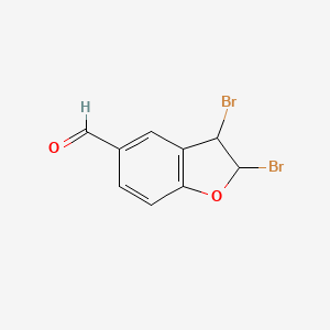 2,3-Dibromo-2,3-dihydro-1-benzofuran-5-carbaldehyde