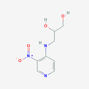 3-[(3-Nitropyridin-4-yl)amino]propane-1,2-diol