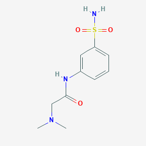 2-(dimethylamino)-N-(3-sulfamoylphenyl)acetamide