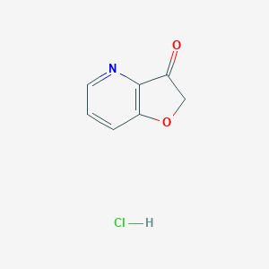 molecular formula C7H6ClNO2 B8777383 furo[3,2-b]pyridin-3(2H)-one hydrochloride 