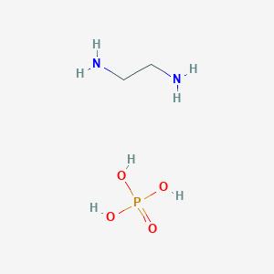 molecular formula C2H11N2O4P B087774 1,2-乙二胺，磷酸盐 CAS No. 14852-17-6
