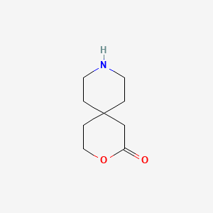 molecular formula C9H15NO2 B8777415 3-Oxa-9-azaspiro[5.5]undecan-2-one 