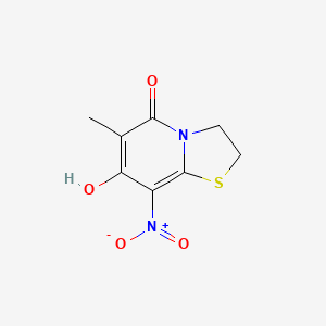 7-Hydroxy-6-methyl-8-nitro-2H-thiazolo[3,2-A]pyridin-5(3H)-one