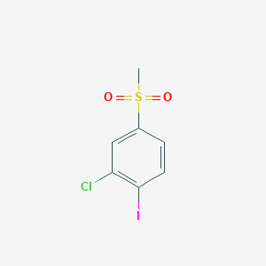 2-Chloro-1-iodo-4-(methylsulfonyl)benzene