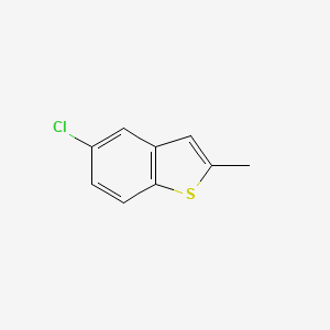 molecular formula C9H7ClS B8777514 5-Chloro-2-methylbenzo[b]thiophene 