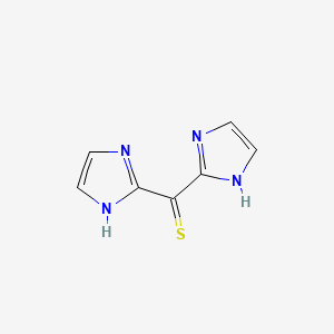 molecular formula C7H6N4S B8777531 Thiocarbonyl diimidazole 