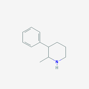 molecular formula C12H17N B8777533 2-Methyl-3-phenylpiperidine 