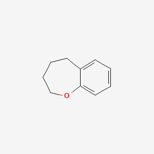 molecular formula C10H12O B8777539 2,3,4,5-Tetrahydro-1-benzoxepin CAS No. 6169-78-4