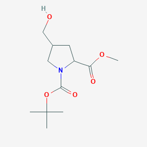 1-(tert-Butyl) 2-methyl 4-(hydroxymethyl)pyrrolidine-1,2-dicarboxylate