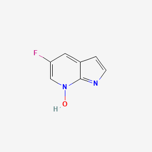 1H-Pyrrolo[2,3-b]pyridine, 5-fluoro-, 7-oxide