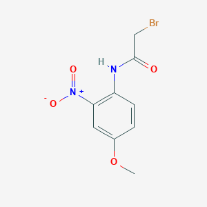 molecular formula C9H9BrN2O4 B8777620 2-bromo-N-(4-methoxy-2-nitrophenyl)acetamide CAS No. 196081-88-6