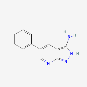 5-phenyl-1H-pyrazolo[3,4-b]pyridin-3-amine