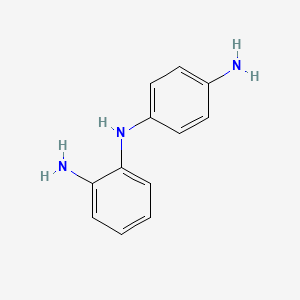 molecular formula C12H13N3 B8777657 2-N-(4-aminophenyl)benzene-1,2-diamine CAS No. 4907-43-1