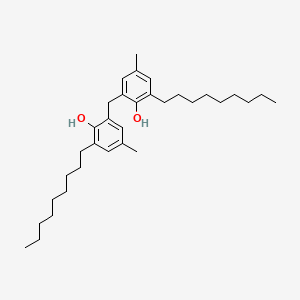 molecular formula C33H52O2 B8777668 2,2'-Methylenebis(6-nonyl-p-cresol) CAS No. 7786-17-6