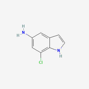 7-Chloro-1H-indol-5-amine