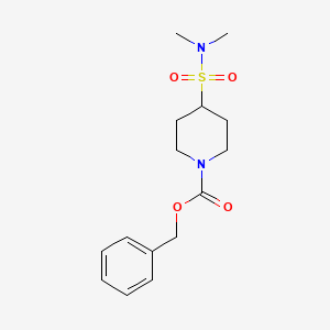 molecular formula C15H22N2O4S B8777711 Benzyl 4-(dimethylsulfamoyl)piperidine-1-carboxylate 
