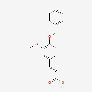 3-{3-Methoxy-4-(benzyloxy)phenyl}acrylic acid