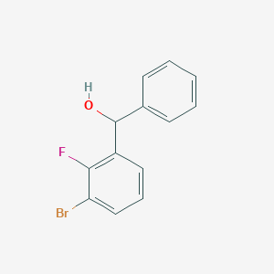 (3-Bromo-2-fluorophenyl)(phenyl)methanol