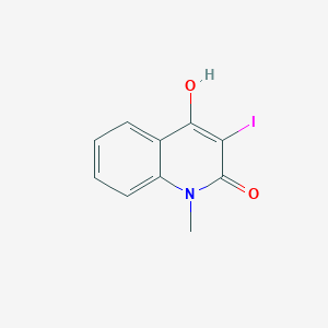 4-hydroxy-3-iodo-1-methyl-2(1H)-quinolinone