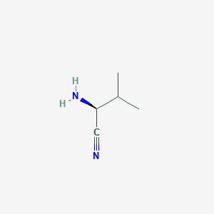 molecular formula C5H10N2 B8777886 (S)-2-amino-3-methylbutanenitrile 