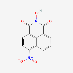 molecular formula C12H6N2O5 B8777948 2-Hydroxy-6-nitro-benzo[de]isoquinoline-1,3-dione 
