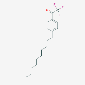 molecular formula C18H25F3O B008778 1-(4-癸基苯基)-2,2,2-三氟乙酮 CAS No. 100444-41-5