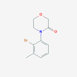 4-(2-Bromo-3-methylphenyl)morpholin-3-one