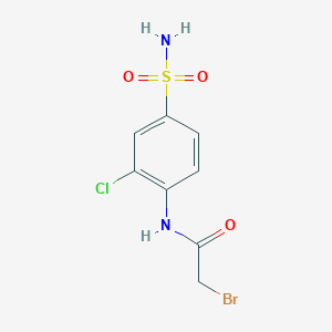 N-[4-(aminosulfonyl)-2-chlorophenyl]-2-bromoAcetamide