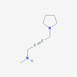 2-Butyn-1-amine, N-methyl-4-(1-pyrrolidinyl)-